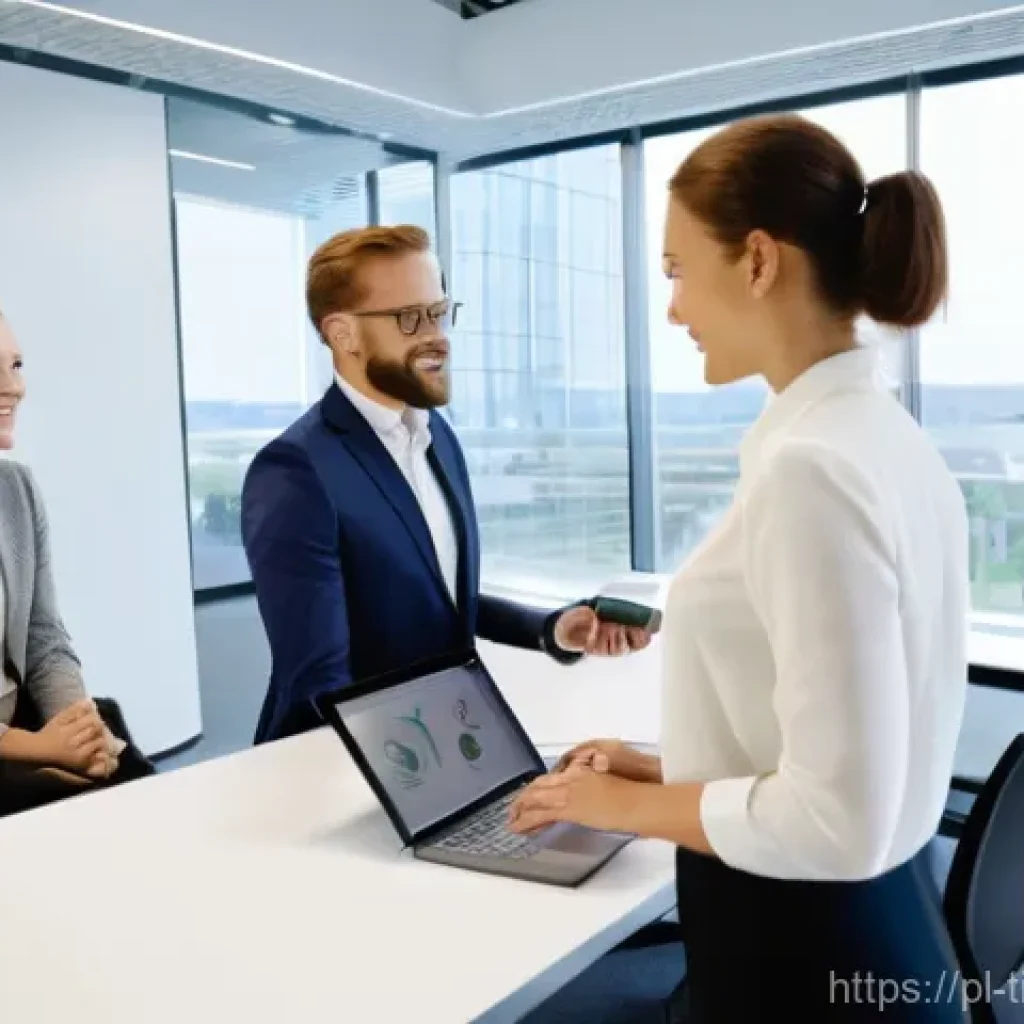 금융 독립을 위한 중소기업 투자 기회 - **Prompt:** A dynamic scene inside a modern Polish small or medium-sized enterprise (SME) office. A ...
