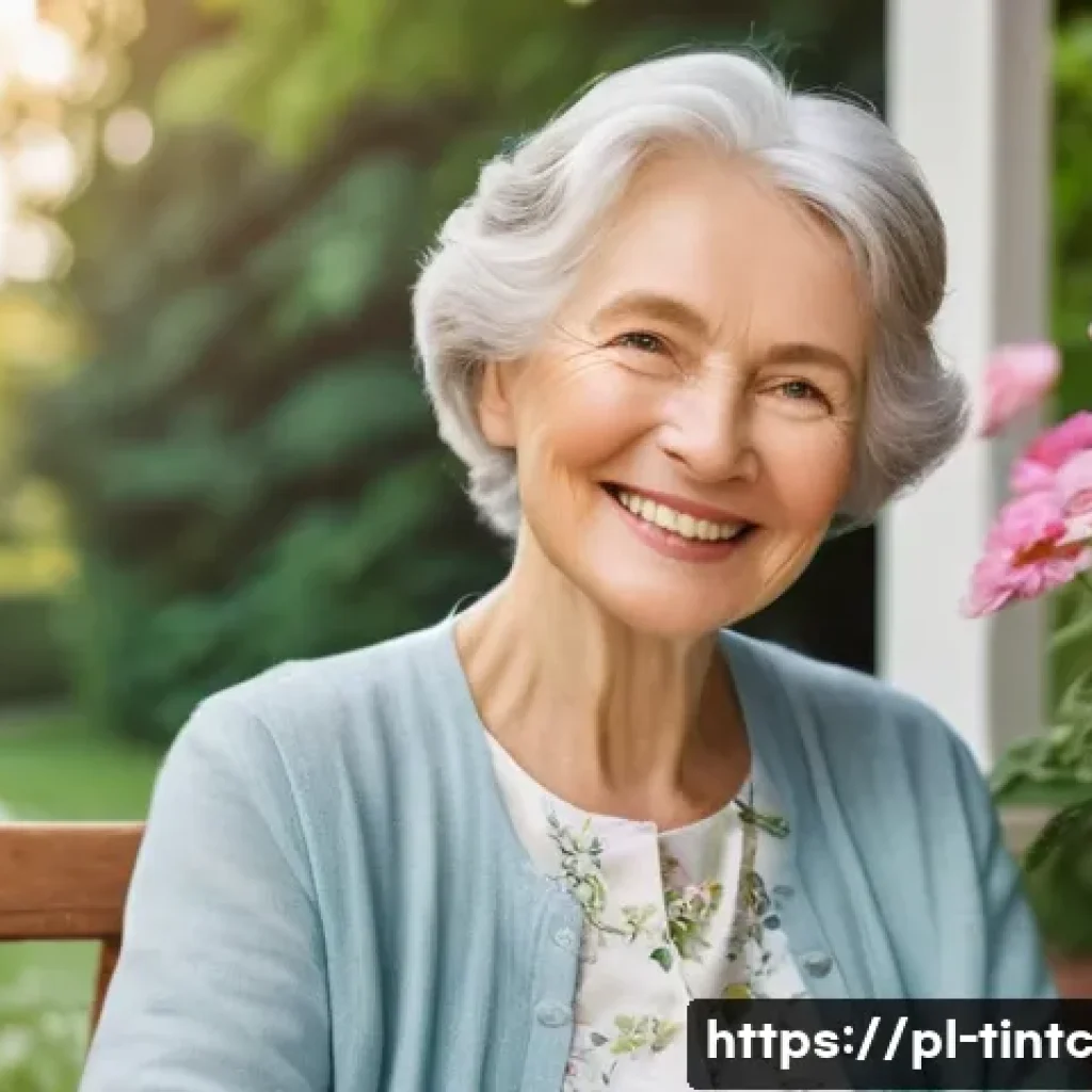 금융 독립을 위한 노후 자산 관리 전략 - **Prompt:** A serene and joyful elderly Polish woman in her late 60s is enjoying her retirement. She...