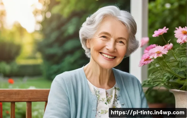 금융 독립을 위한 노후 자산 관리 전략 - **Prompt:** A serene and joyful elderly Polish woman in her late 60s is enjoying her retirement. She...