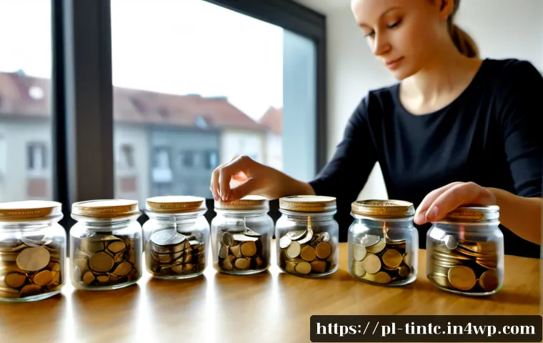 금융 독립을 위한 전략적 재투자 방법 - Photorealistic overhead scene of a young Polish professional strategically reinvesting savings at a ...